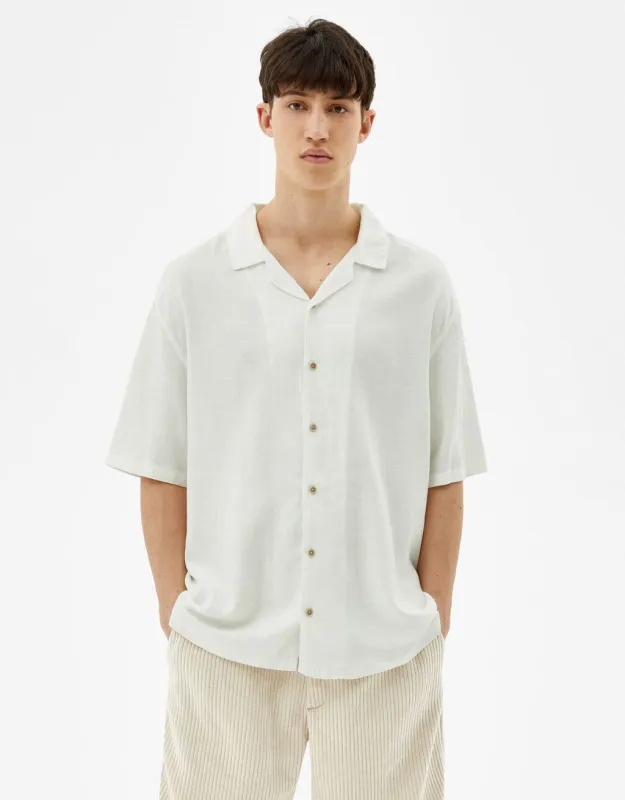 Kurzärmeliges Hemd im Relaxed Fit